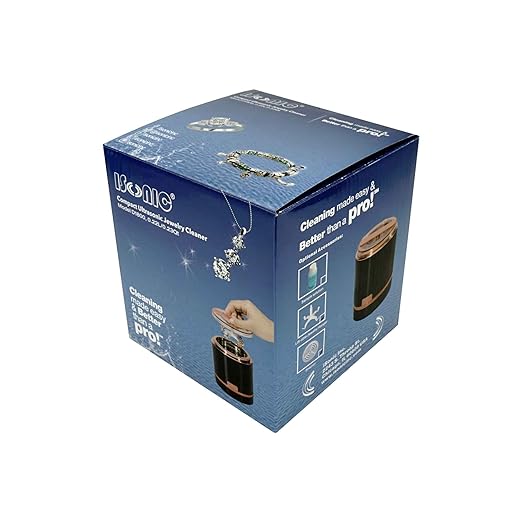 iSonic Compact Ultrasonic Jewelry Cleaner D1800, 110V, 30W