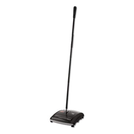 Rubbermaid Commercial Executive Series Brushless Mechanical Carpet Sweeper, Galvanized Steel, Black, for Professional/Janitorial Debris Collection from Indoor Floors/Hardwoods
