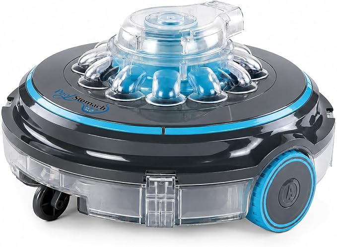 65 Cordless Robotic Pool Cleaner for Above Ground & Inground Pools, Automatic Pool Vacuum Robot with Dual Filtration, Self-Parking, 75-Min Runtime, Picks Up Leaves, Sand, Silt & Debris