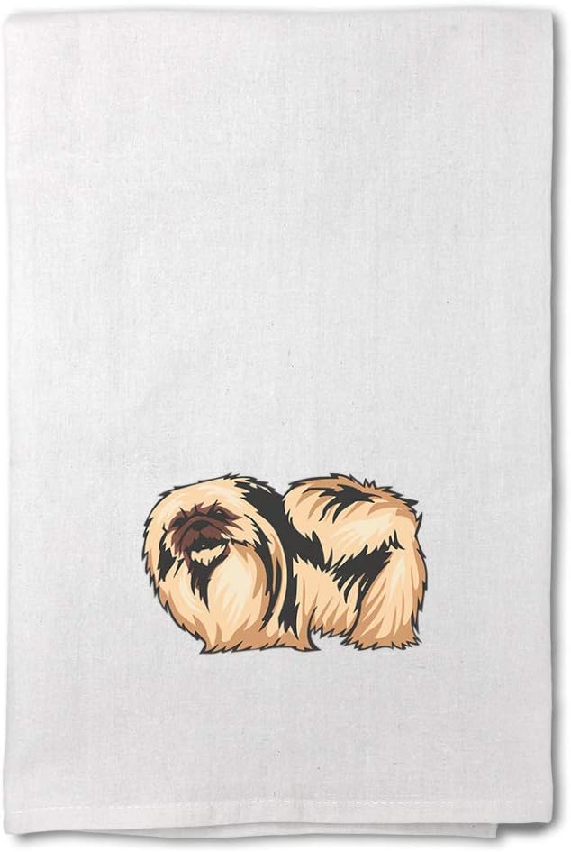 Custom Decor Flour Kitchen Towels Pekingese Pets Dogs Cleaning Supplies Dish Towels Design Only