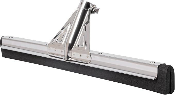 RW Clean Stainless Steel Floor Squeegee - 17 3/4" x 5" x 1 1/2" - 1 count box