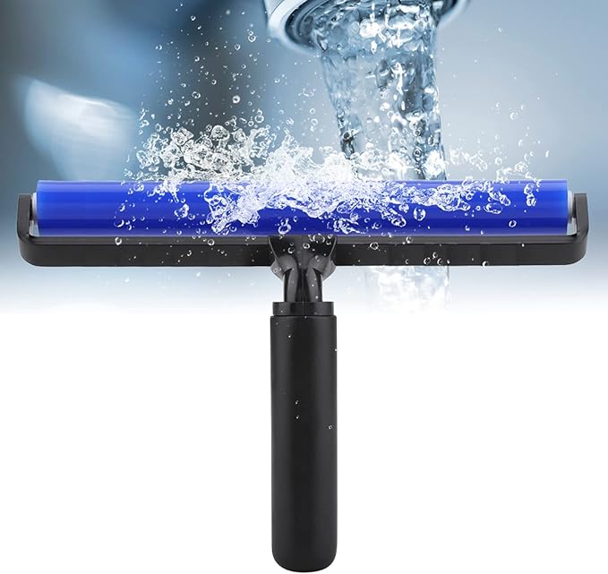 Silicone Lint Roller, Dust Removal Roller,Sticky Lint Roller with Cover Reusable Washable Travel Dust Picker Cleaner Remover Brush Value Set for Clothes, Pet,Hair,Debris,Bedroom, Living Room, Office(1