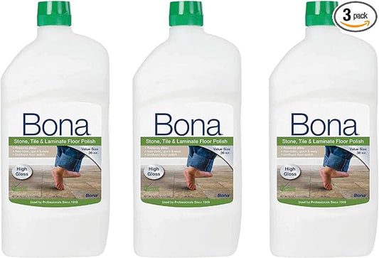 Bona Stone Tile & Laminate Floor Polish, 32 oz, 3 Pack