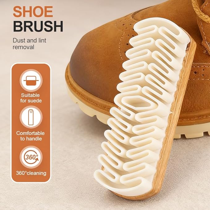 Rubber Shoe Brush for Cleaning, Polish Eraser Suede Brush for Shoes Boots Sneakers Bags Jacket Purse Sofa (1)