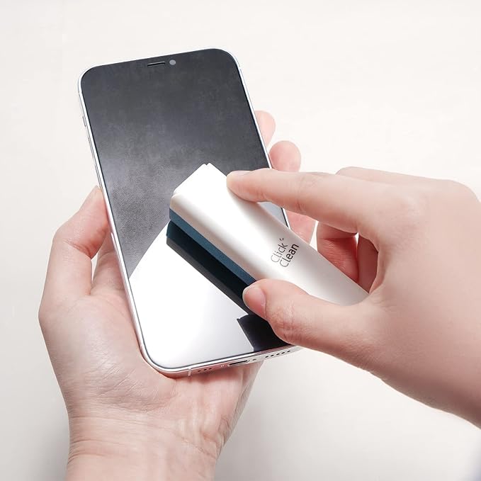 CLICK CLEAN Screen Cleaner Kit - 1 X Screen Cleaner for All Phones, Laptop and Tablet Screens, 1 X Cleaning Mist, 1 X Cleaning Gel, 1 Microfiber Cloth and 1 Glass Wipe Included