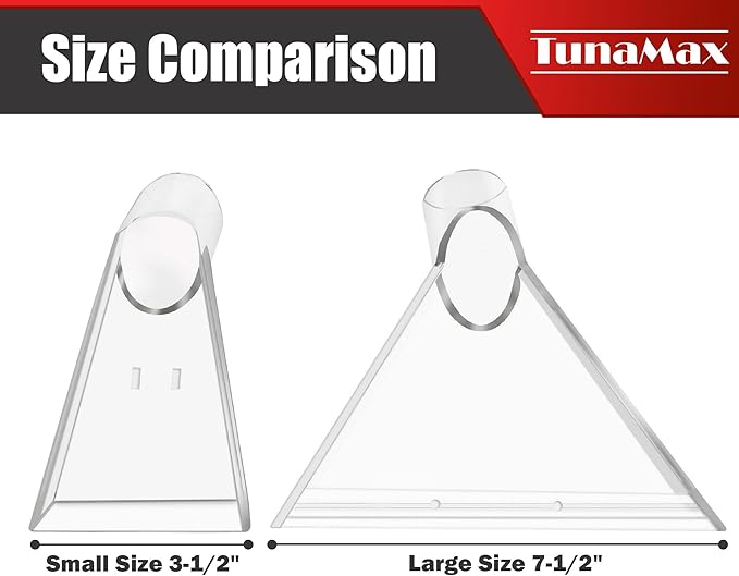 TunaMax Universal Work with All Vacs with 2-1/2" & 1-7/8" &1-1/4" Three Adapters Extractor Attachment for Upholstery & Carpet Cleaning & Auto Detailing