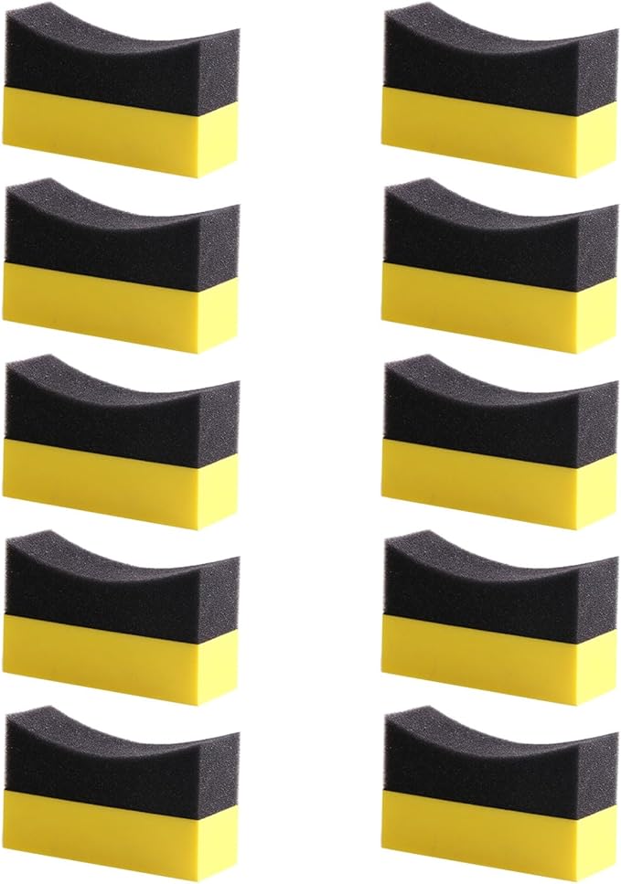 carotoe Foam Applicator Pads Side Pressing Hand Polishing Sponge Pads Detailing Buffing Pads for Waxing Polishing Paint