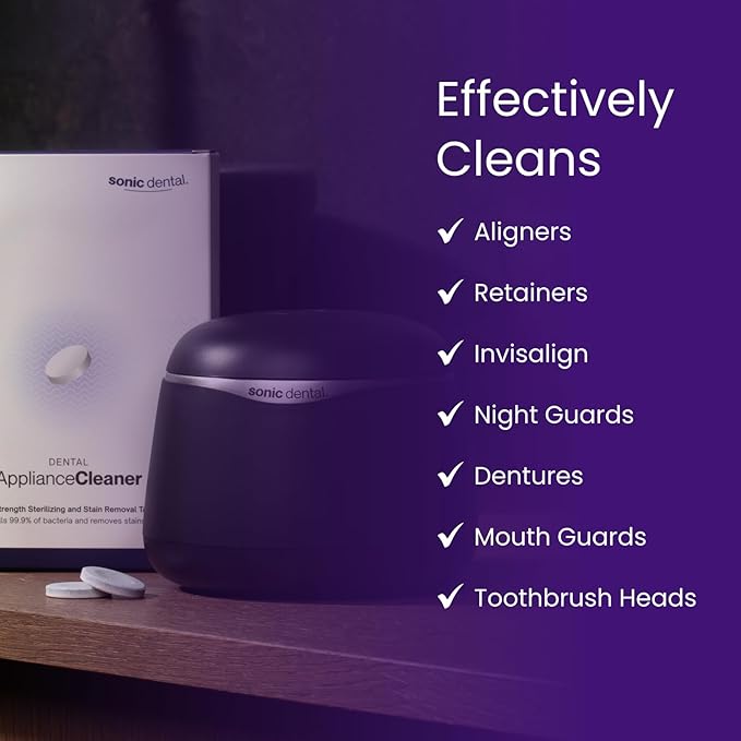 Cleaning Tablets with Steribrite® - 30 Tablets, 1 Month Supply. for use with the Sonic Pro