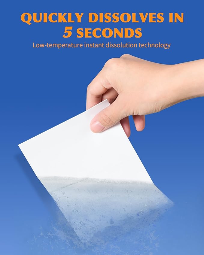Laundry Detergent Sheets Fresh Linen 240 Loads & Garbage Disposal Cleaner Tablets Mint 24 Pack