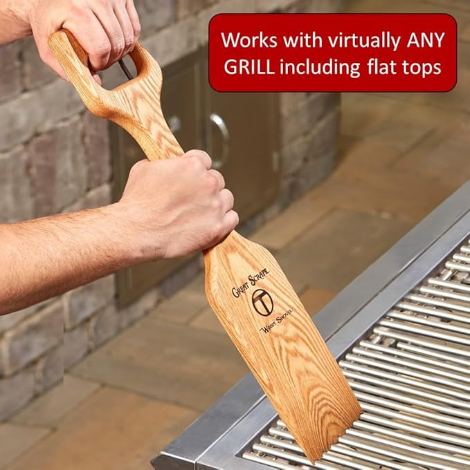 Great Scrape - Shovel - The Ultimate BBQ Cleaning Tool & Wood Grill Scraper