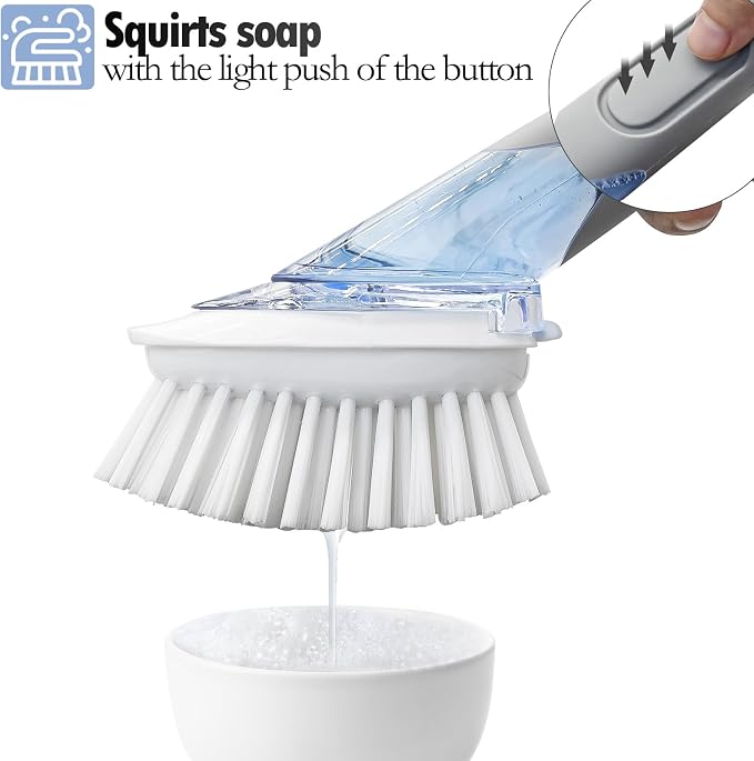 Soap Dispensing Dish Brush + Toilet Brush Refills for OXO Toilet Brush Only