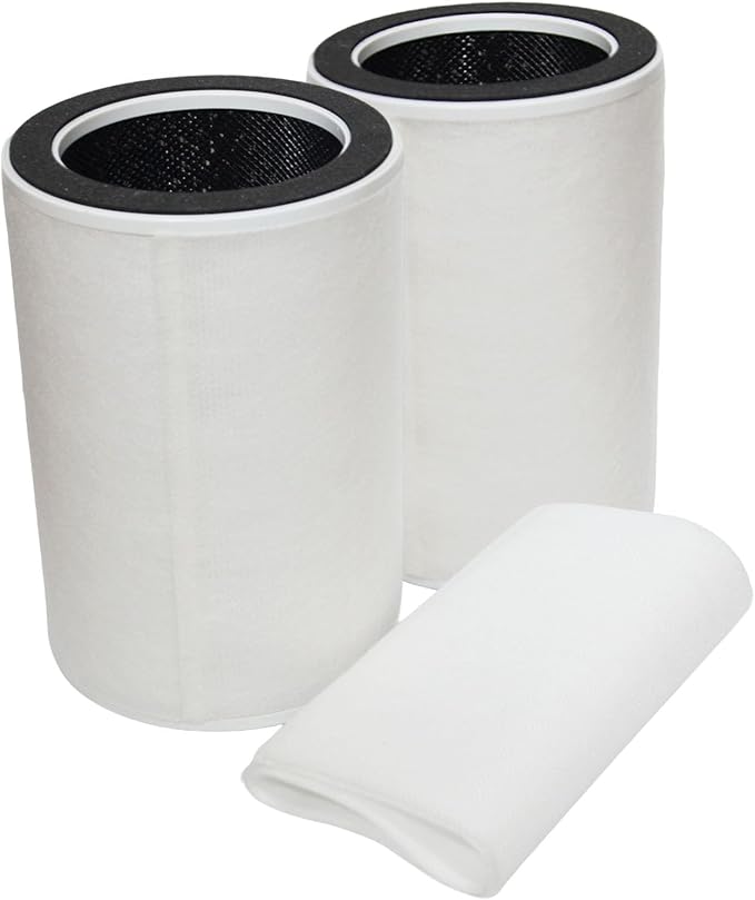 PUREBURG Replacement Filter Compatible with Airthereal Glory Days AGH400 Air Purifier,2-Pack HEPA Activated Carbon 2-in-1 & 8 Pre-Filters For Air Clean Dust VOCs Odor