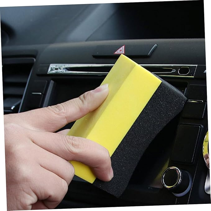 50pcs Tire Shine Applicator Pads Reusable Car Wax Polishing Sponges for Tire Dressing and Detailing for Off-Road and Comfortable Grip and High Absorption