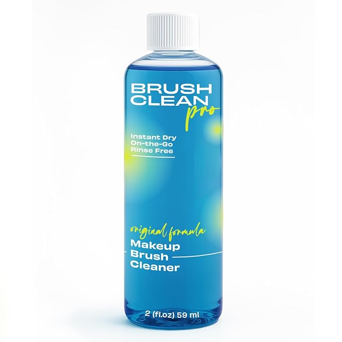Original Makeup Brush Cleaner - Professional Cleanser for Makeup Brushes - Quick-Drying, Rinse-Free Formula - Removes Stubborn Waterproof Make Up, 2 oz