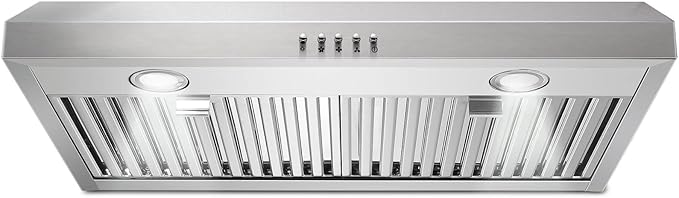 SNDOAS Range Hood 30 inch Under Cabinet,Stainless Steel Ducted/Ductless Range Hood 30 inch,3 Venting Ways Stove Hood,700 CFM Kitchen Vent Hood with 3 Speed Exhaust Fan,Push Button Control