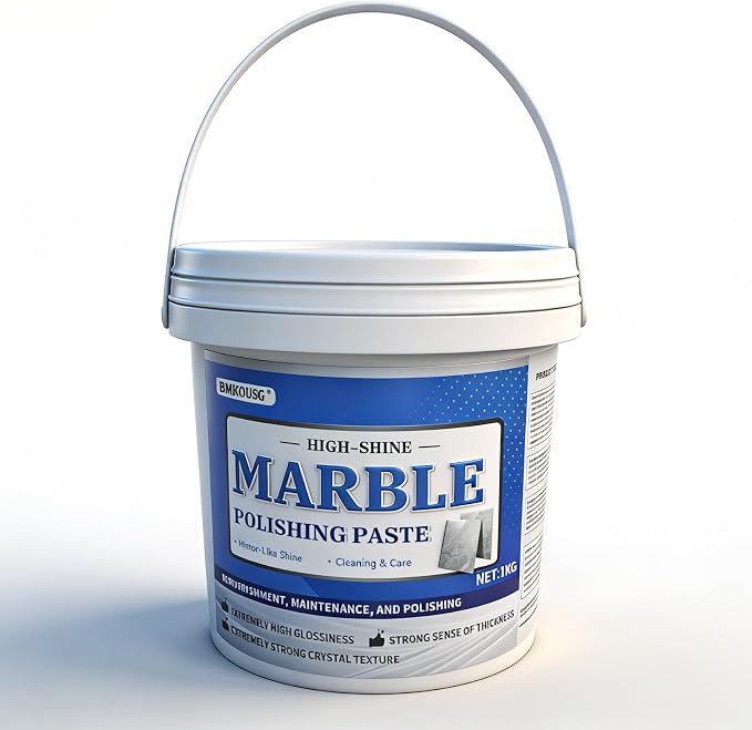 Marble Polishing Paste, Granite Cleaner Countertop, Marble Polish - Professional Polish Compound for Granite, Marble, Quartz & Stone | Restores Shine, Removes Scratches & Etch (2.2 LB)