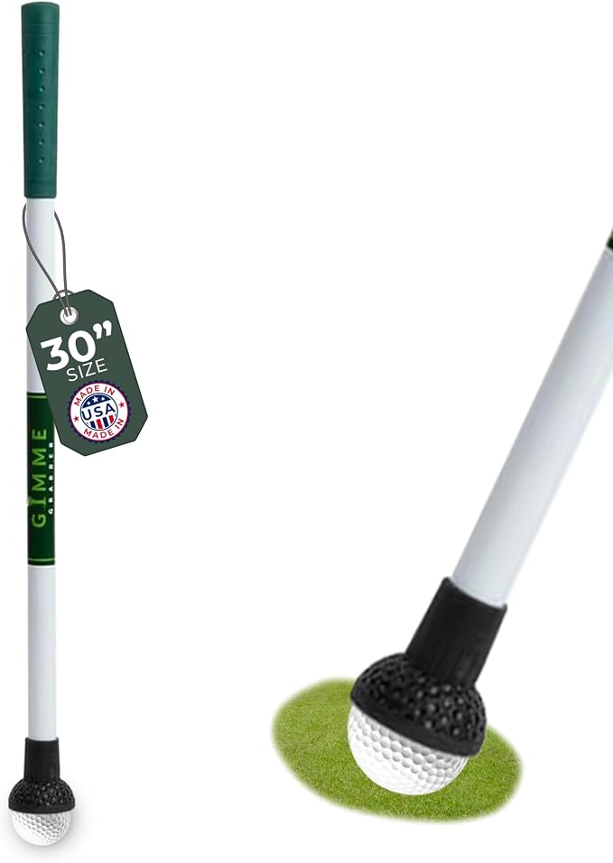 TAMP-IT 30" Gimme Grabber Golf Ball Retriever – Lightweight Pickup Tool, Easy Retrieval, Ideal for Scramble Play & Personal Use, Water Retriever Tool, Picker Upper Grabber, Non-Slip Golf Ball Picker