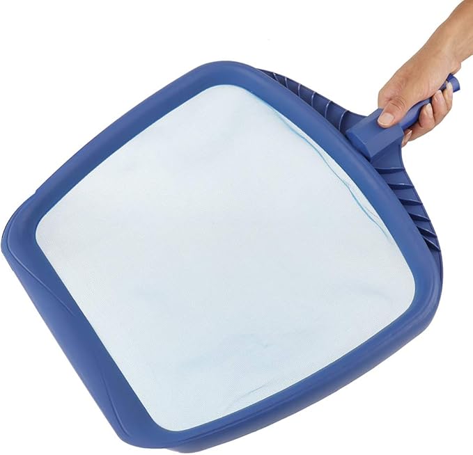 21.18 * 16.10 Inch Swimming Pool Leaf Rake Fine Mesh Frame Net Fish Pond Skimmer Cleaner