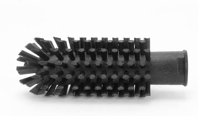 SPARTA Multi-Purpose Valve Brush Pipe Brush, Round Brush with Polyester Bristles, Color Coded for Commercial Cleaning, Kitchen, Restaurant, Bathroom, Plastic, 5.7 X 2 X 5.7 Inches, Black