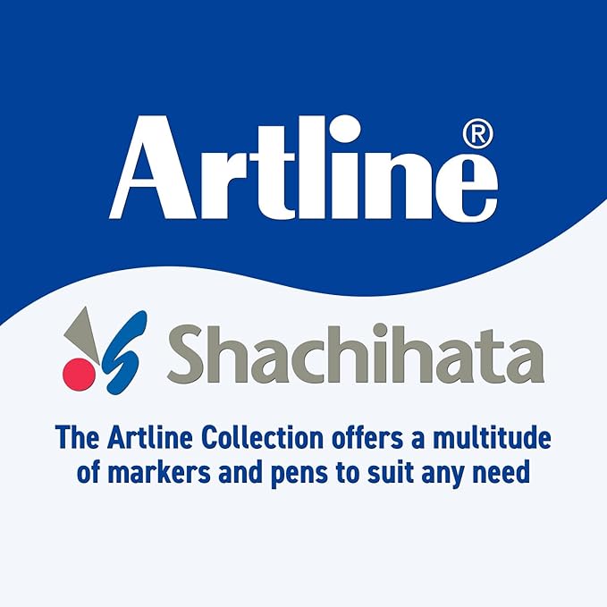 Artline 419 Grout Pen White | Restore Old Grout, Looks Like New | Instant-Drying | Waterproof | Pack of 12 | 2.0-4.0mm Chisel Tip | White