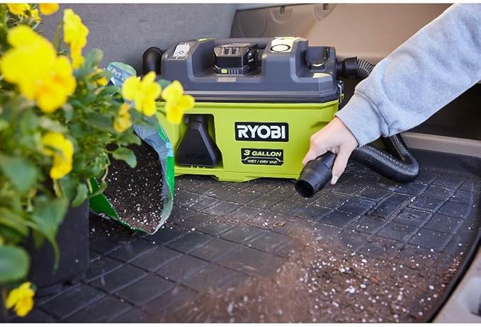 RYOBI ONEAND 18V Link Cordless 3 GAL. Wet/Dry Vacuum Tool ONLY PCL734B | Battery and Charger Sold Separately