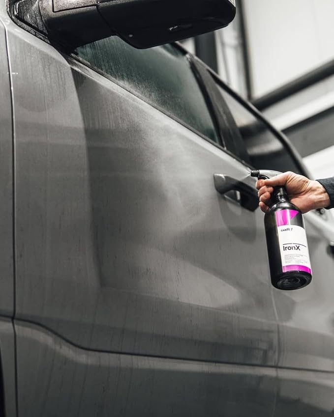 CARPRO IronX Iron Remover: Stops Rust Spots and Pre-Mature Failure of the Clear Coat, Iron Contaminant Removal - 500mL with Sprayer (17oz)
