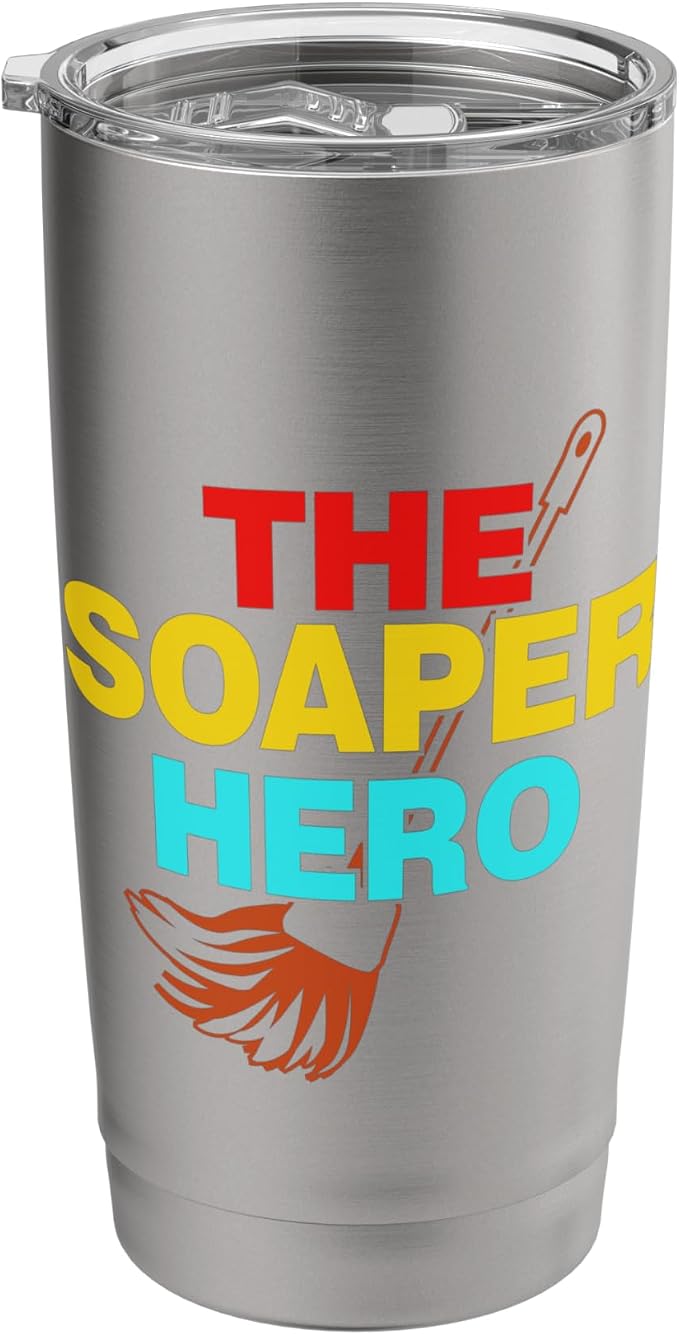 The Soaper Hero Cleaning Stainless Steel Insulated Tumbler