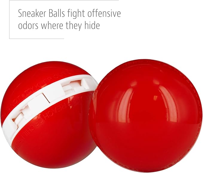 Sneaker Balls Odor-Fighting Shoe Fresheners, Eliminates Unpleasant Smells, Perfect For Sneakers, Gym Bags, Gear Bags, Drawers, Lockers, And More!, Emoji, 6 Pack