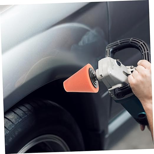 6pcs Drill Buffer Attachment Polishing Sponge Pad for Car Detailing Buffing Discs for Wheel Polishing