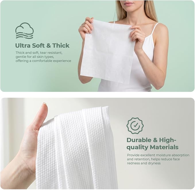 60 Pcs Compressed Face Towel Refills (3 Tubes) - 100% Viscose Fiber, Disposable Plant-Based Pucks for Hot Towel Dispenser and Smart Face Heater Machine, Daily Skincare Bathroom Spa