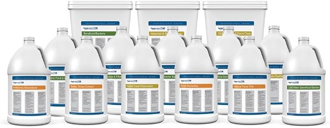 Aquascape 98895 Cold Water Treatment Beneficial Bacteria Liquid 4 LTR/1.1 Gallon for Pond Water Feature Waterfall