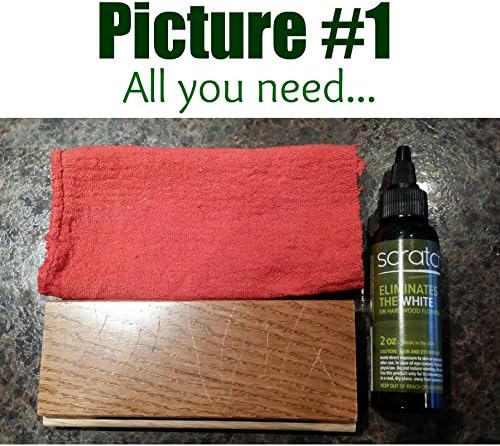 WearMax® Hardwood Flooring Scratch Repair Touch up & Remover for Eliminating White Lines from Wood Floors, Clear