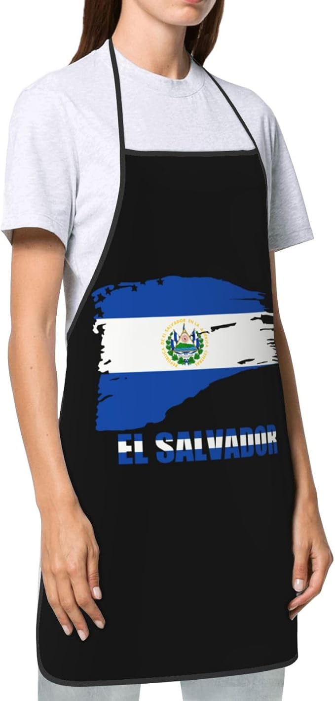 Venezuela Flag Unisex Kitchen Bib Apron Barbershop Coffee Shop With Adjustable Apron