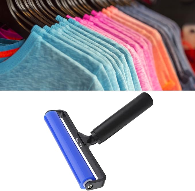 Silicone Lint Roller, Dust Removal Roller,Sticky Lint Roller with Cover Reusable Washable Travel Dust Picker Cleaner Remover Brush Value Set for Clothes, Pet,Hair,Debris,Bedroom, Living Room, Office(1