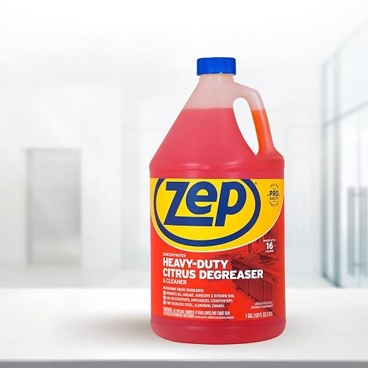 Zep Wet-Look Floor Polish - 1 Gallon Heavy-Duty Citrus Degreaser Refill - 1 Gallon - Professional Strength Cleaner and Degreaser