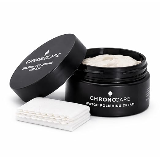 Watch Polishing Kit with Diamond Powder – Watch Scratch Remover & Repair Compound for Stainless Steel, Titanium & Gold Watches – Includes Polishing Cloth