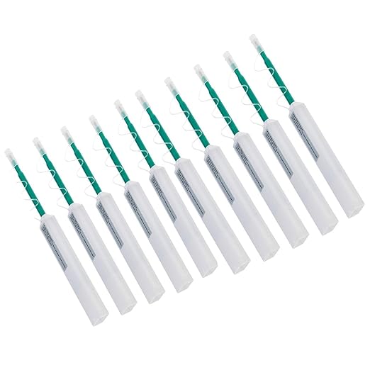 Fiber Cleaner Fiber Optical Tools,10PCS Fiber Optic Cleaner Pen for 2.5mm Ferrules SC,FC,ST,SC/APC and FC/APC,800+ Clean Times