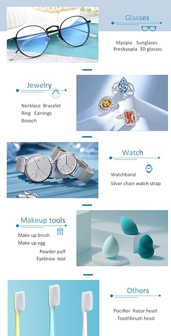 Sper Scientific 100005 Ultrasonic Cleaner, Stainless Steel Cleaner for Jewelry, Retainer, Sterling Silver, Ultrasonic Jewelry Cleaner, 20 oz Capacity - 4 Pack