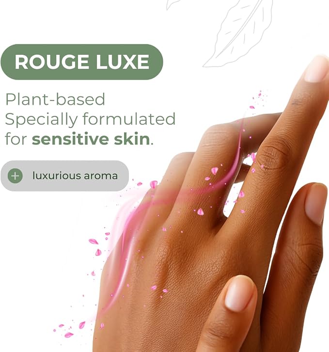 Rouge Luxe 3-in-1 Laundry Detergent Powder, HE Compatible, All-Natural, Sulfate-Free, Super Concentrated, 32 oz, Natural Detergent, Fabric Softener & Stain Remover, Plant-Based, Made in the USA
