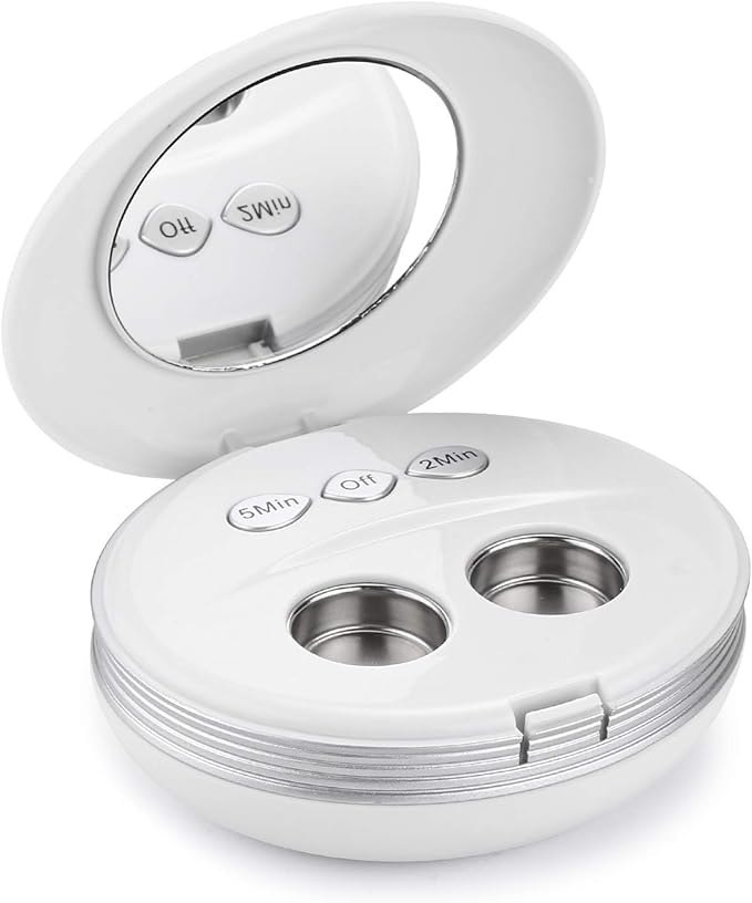 Contact Lens Cleaner Machine, Blumway Ultrasonic Contact Lens Cleaner with USB Charger, Small & Portable, Fit Disposal Soft Lens, Hard Lens, Contact Lens, Colored Lens, RGP Lens & OK Lens