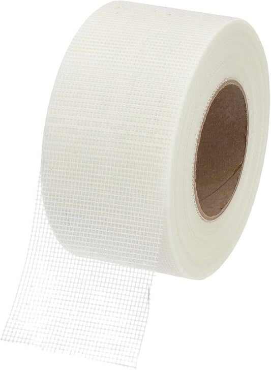 PATIKIL Drywall Repair Mesh Tape, 3 inch x 164 ft Fiberglass Repair Patch Self-Adhesive Dry Wall Joint Tape 12 Mesh Wall Hole Crack and Seam Patch, White