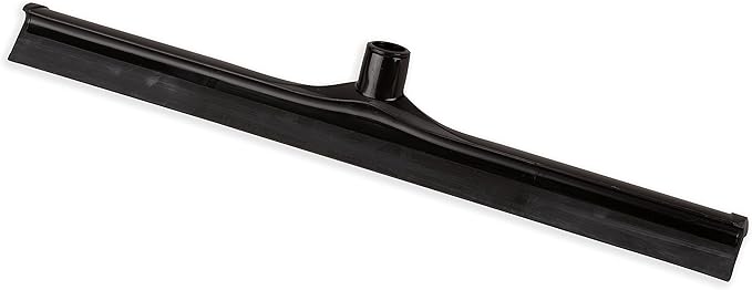 SPARTA 3656803 Plastic Floor Squeegee, Shower Squeegee, Heavy Duty Squeegee With Rubber Blade For Windows, Glass, Shower Doors, Floors, Windshields, 24 Inches, Black, (Pack of 6)