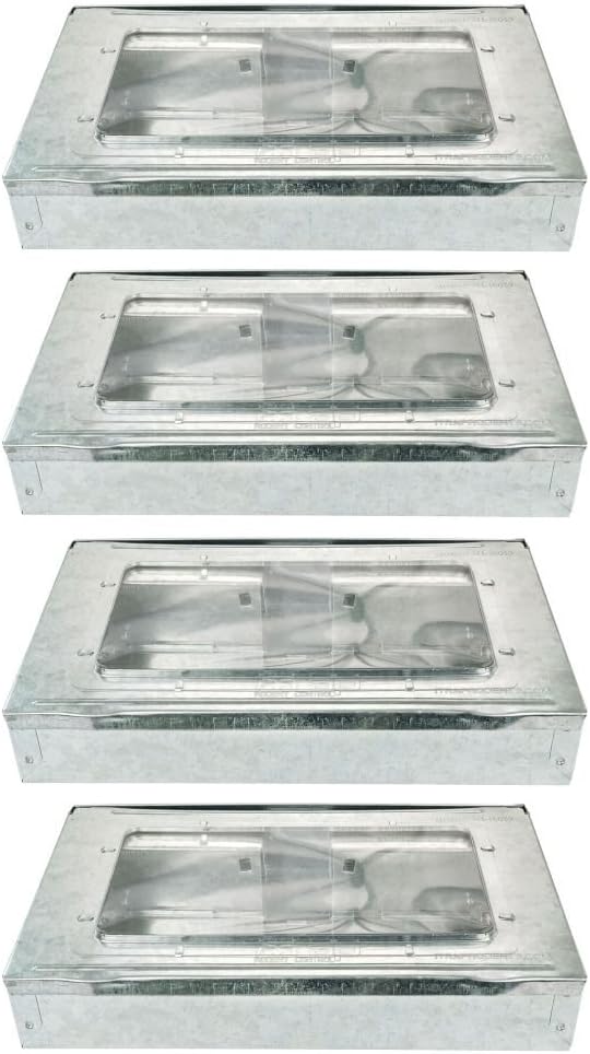 iTrap Multi-Catch Humane Mouse Trap with Clear Top, Repeater Style - 4-Pack for Home & Office | Safe & Effective Rodent Control - Southern Homewares