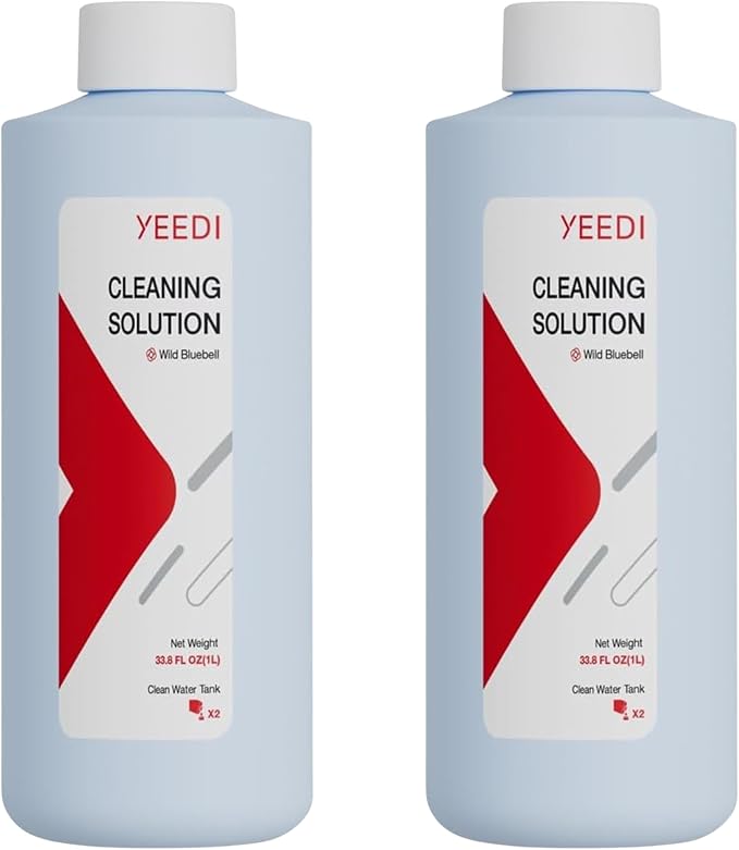 Yeedi Cleaning Solution (1L)*2 Compatible with S20/S16/S14/M16/M14/M12//C14/C12 Series Robotic Vacuum Cleaner, Included Cleaning Solution (1L) (2pcs)