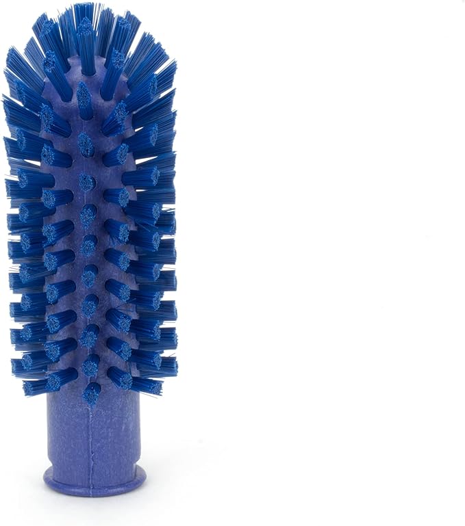 SPARTA Multi-Purpose Valve Brush Pipe Brush, Round Brush with Polyester Bristles, Color Coded for Commercial Cleaning, Kitchen, Restaurant, Bathroom, Plastic, 5.7 X 2 X 5.7 Inches, Blue