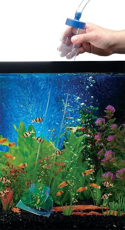 Penn-Plax Gravel Vacuum for Aquariums | Make cleaning and tank maintenance quicker and easier (GV24) 24"