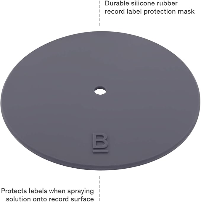 Boundless Audio Record Cleaning Solution - 6.75oz Vinyl Cleaner Fluid, Vinyl Cleaner Cloth & Record Label Protector