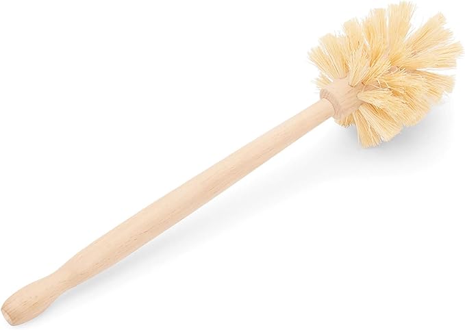 Fox Run Kitchen Brush Set of 3, Pot, Dish, and Bottle Scrub Brush with Natural Bristles