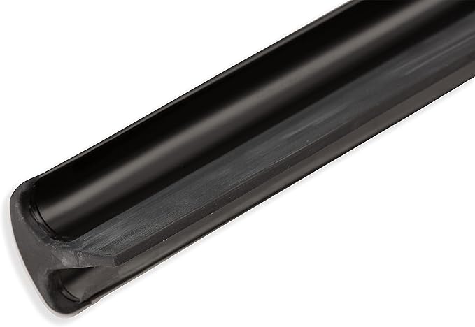 SPARTA 3656803 Plastic Floor Squeegee, Shower Squeegee, Heavy Duty Squeegee With Rubber Blade For Windows, Glass, Shower Doors, Floors, Windshields, 24 Inches, Black, (Pack of 6)