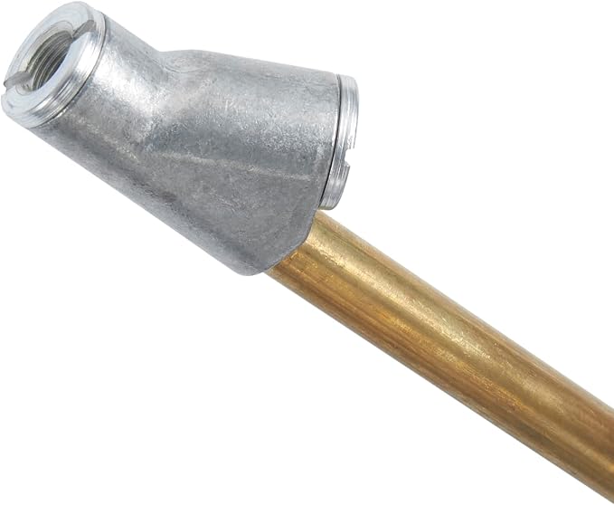 Milton 501 Dual Head Straight Chuck Inflator Gauge , Red